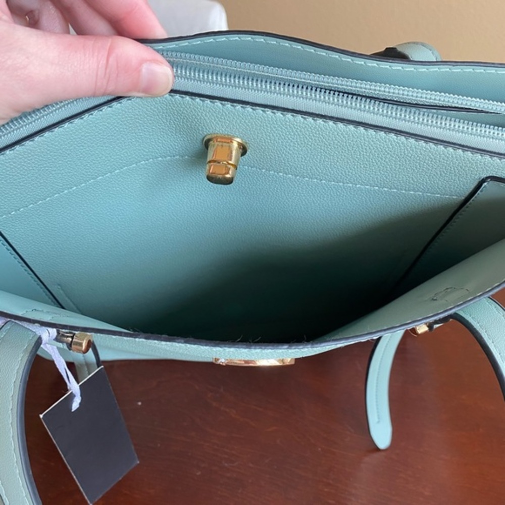 La Terre Fashion Light Blue Shoulder Bag/Purse - Picture 7 of 8